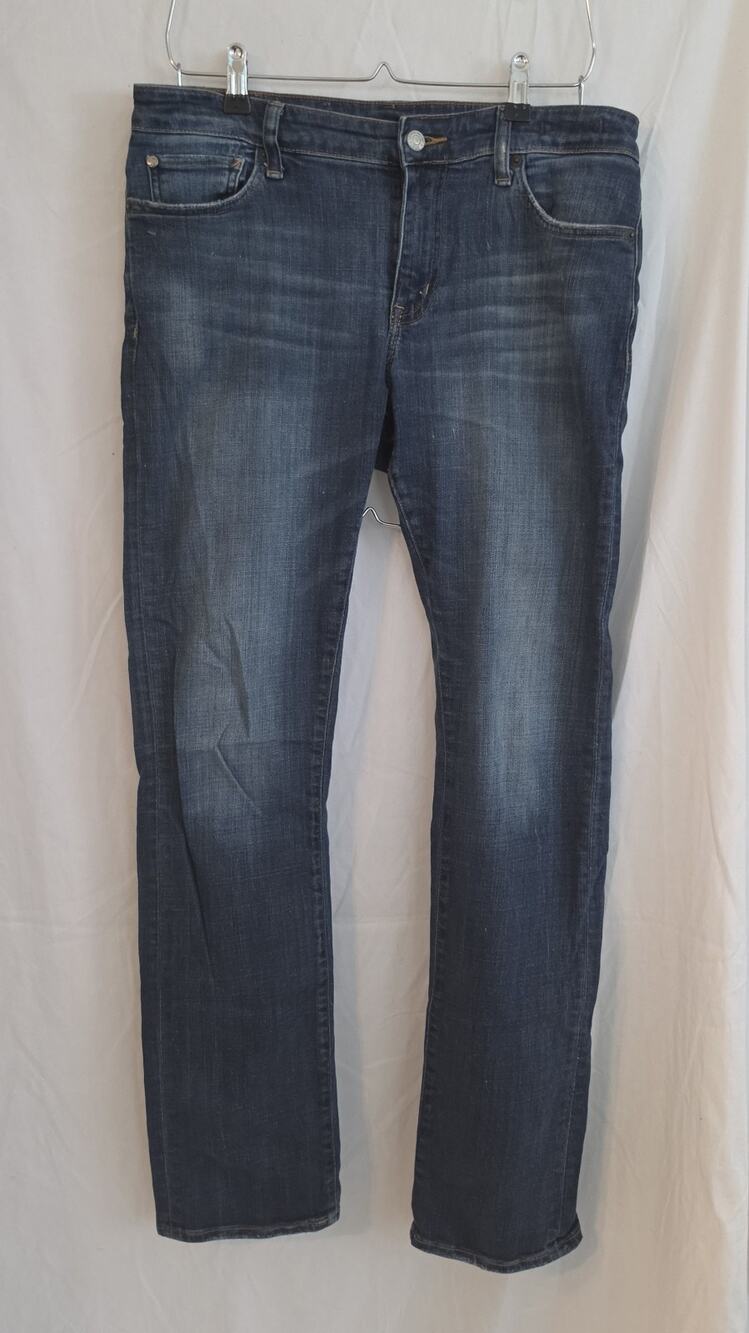 Ralph Lauren Denim & Supply Straight Jeans Womens 31x32 Dark Wash Stretch Denim